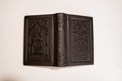 Psaltirea Mică cu Scris Mare, Legată Manual în Piele Naturală