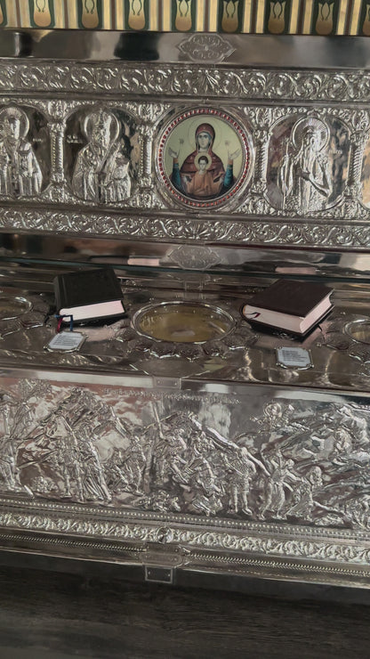 Psaltirea Mică cu Scris Mare, Legată Manual în Piele Naturală