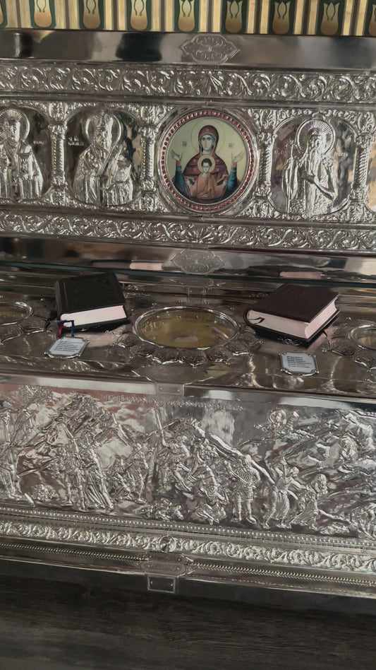 Psaltirea Mică cu Scris Mare, Legată Manual în Piele Naturală